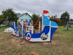 Монтаж детской площадки Совьяки
