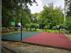 Монтаж спортивной площадки в Москве Люберцы (Дефектолог 50)